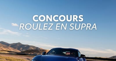 Concours Lévis Toyota - Roulez en Supra!