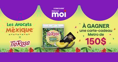 Concours Metro - Gagnez une carte-cadeau Metro de 150$!