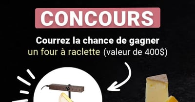 Concours Pasquier - Gagnez un four à raclette professionnel Louis Tellier modèle Alpage!