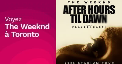 Concours Rythme 93.7-98.1 - Voyez The weeknd... à Toronto!