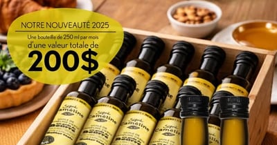 Concours Signé caméline - Gagnez 1 an d’huile au goût de beurre ! Concours Signé caméline - Gagnez 1 an d’huile au goût de beurre !