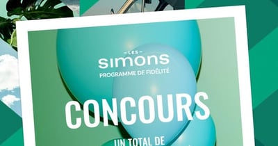 Concours Simons - 20 000$ en crédits-voyage à gagner!