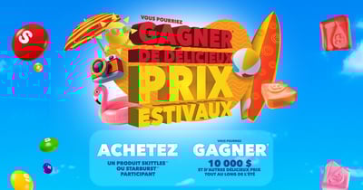 Concours Skittles et Starburst 10 000$ en Argent à GAGNER