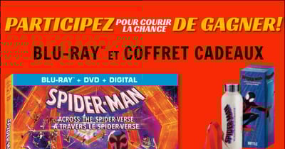 Concours SPIDER-MAN : À TRAVERS LE SPIDER-VERSE Coffret Cadeaux