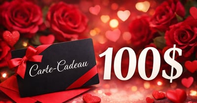 Concours St-Valentin Boutique Q4- Gagnez 1 carte-cadeau de 100 $ chez Boutique Q4!