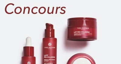 Concours Yves Rocher Canada  - Gagnez la NOUVELLE collection de soins visage, Lift-Pro Collagène.