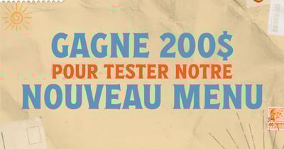 Concours Gagnez une Carte-Cadeau de 200$ chez Carlos & Pepe's