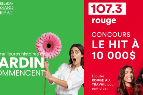 Concours 107.3 Rouge FM Gagnez jusqu'à 10 000$!
