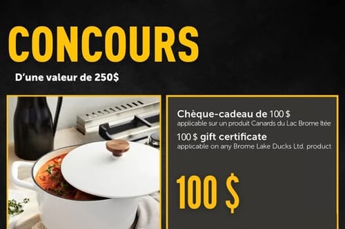 Concours automnal avec Canards du Lac Brome!