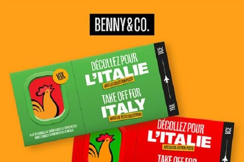 Concours Benny & Co. - Gagnez un voyage en Italie d'une valeur de 10 000$!
