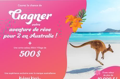 Concours Bikini Village - GAGNEZ VOTRE VOYAGE DE RÊVE POUR 2 EN AUSTRALIE