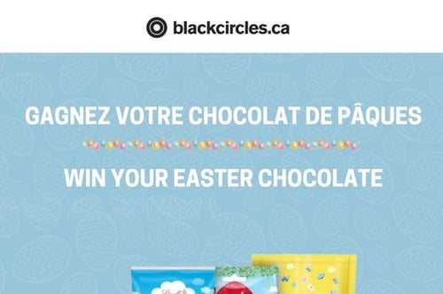 Concours Blackcircles Canada - Gagnez une carte cadeau de 50$ pour Lindt.ca!