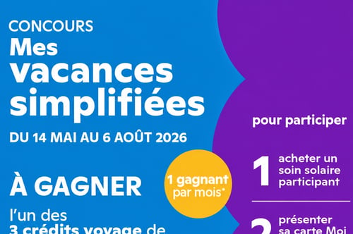 Concours Brunet Gagnez l'un des 3 crédits voyage de 5000$!