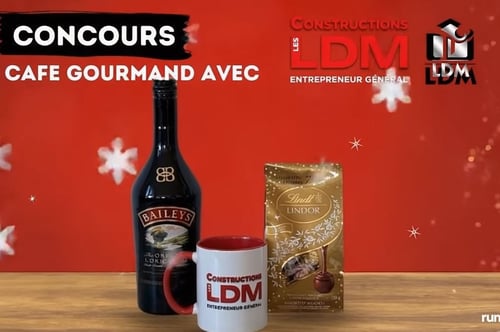 Concours CAFÉ GOURMAND – Constructions LDM!