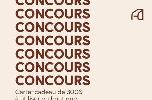 Concours Carte-cadeau de 300 $ à gagner pour embellir votre maison!