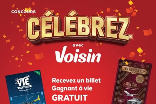 Concours Célébrez avec Voisin!
