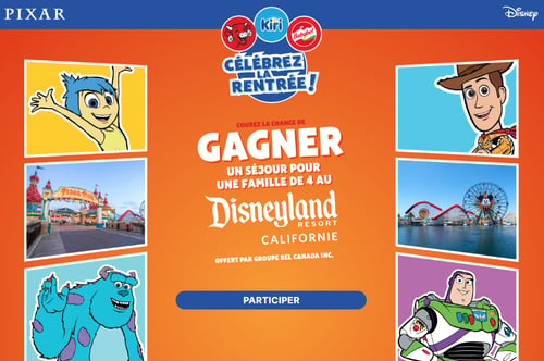 Concours Célébrez la Rentrée: Gagnez un Séjour pour 4 à Disneyland Californie