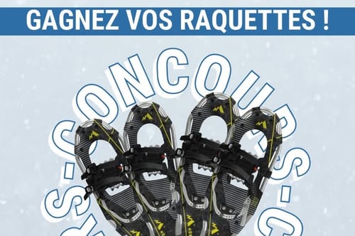 Concours CHAP Aubaines- Gagnez vos raquettes d'hiver adulte!