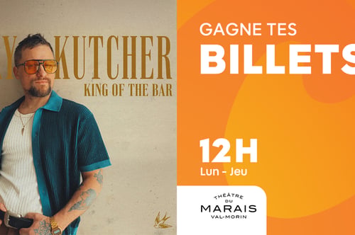 Concours CIME FM Gagnez vos billets pour Jay Kutcher au Théâtre du Marais!