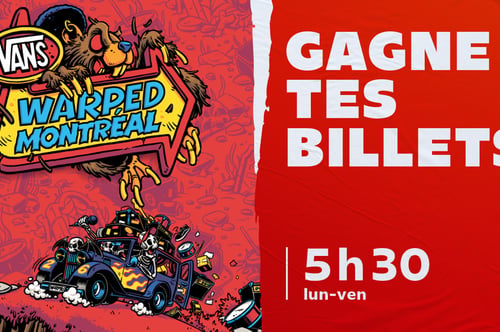 Concours CKOI 96,9 Gagnez une paire de billets pour le Vans Warped Tour!
