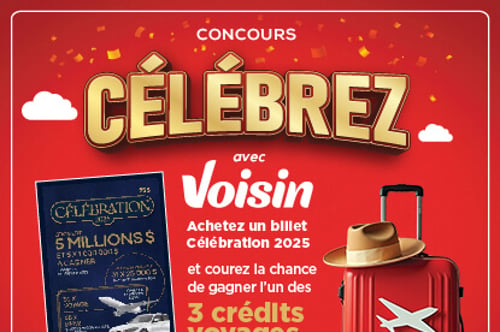 Concours Dépanneur Voisin - Gagnez l’un des 3 crédits voyages de 10 000$!