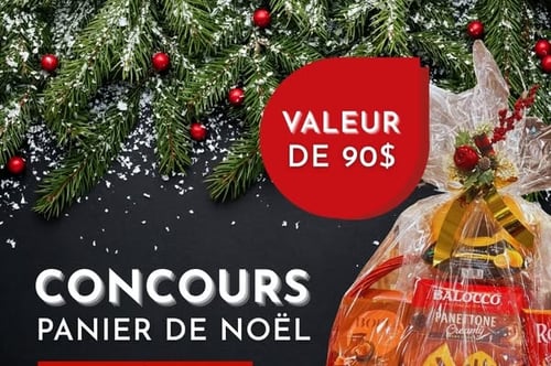 Concours Distribution alimentaire Aubut - 2 paniers-cadeaux à gagner!