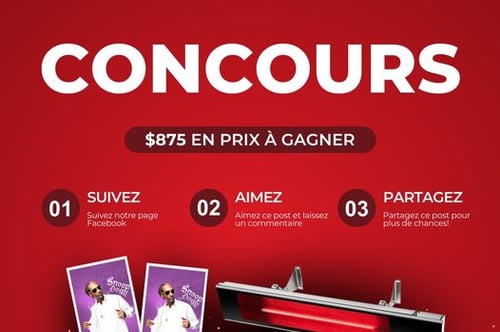 Concours Distribution Liquidair - $875 EN PRIX À GAGNER!