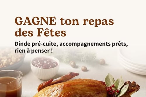 Concours DUX manger mieux - Gagnez votre Boîte Dinde complète des Fêtes!