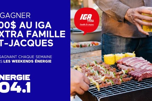 Concours Energie 104,1 - 200$ d'épicerie à gagner CHAQUE SEMAINE !