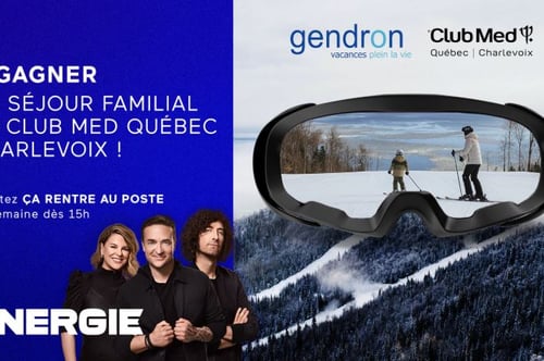 Concours Energie 104,1 - Profitez d’un séjour de ski au Club Med Québec Charlevoix !