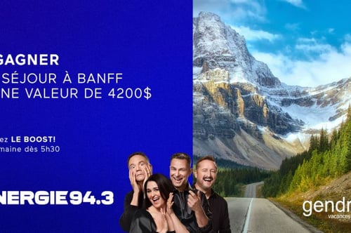 Concours Energie 94,3 - Un voyage à Banff vous attend !