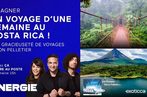 Concours Energie 94.3 - Vivez une semaine au Costa Rica !