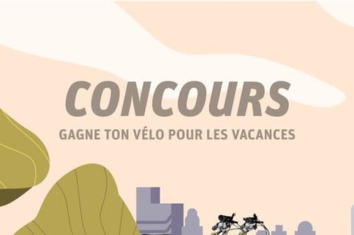 Concours GAGNE TON VÉLO POUR LES VACANCES!