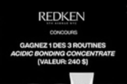 Concours Gagnez 1 des 3 routines Redken ABC!