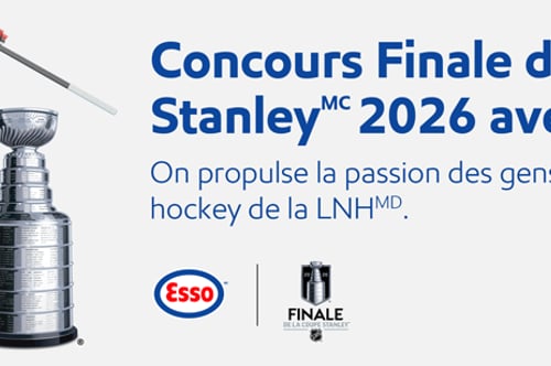 Concours Gagnez 1 des 3 voyages à un match de la finale de la Coupe Stanley!