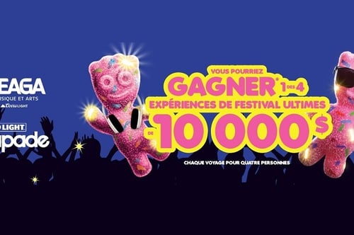 Concours Gagnez 1 des 4 voyages de festival ultimes de 10 000 $!