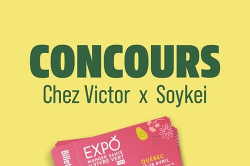 Concours Gagnez 1 paire de billets pour l’Expo Manger Santé de Québec et 1 repas pour 2!