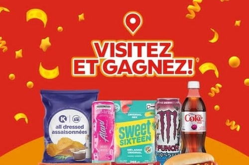 Concours Gagnez 10 000$ en argent comptant où l'un des nombreux pris instantanés!