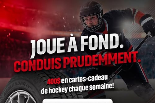 Concours Gagnez 17 600$ en cartes-cadeaux pour de l'équipement de hockey!