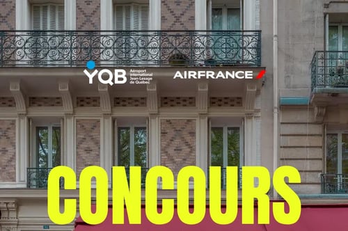 Concours Gagnez 2 billets d'avion aller-retour pour Paris!