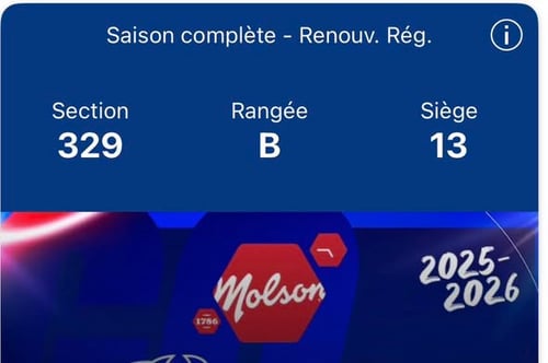 Concours Gagnez 2 billets pour le Canadien au Centre Bell!