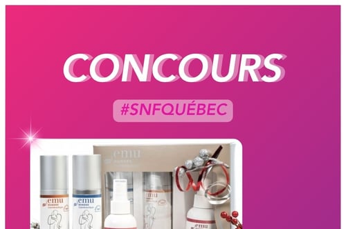 Concours Gagnez 2 coffrets bien-être + 2 billets pour le Salon de la femme!