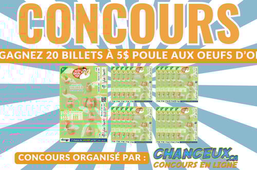Concours Gagnez 20 Billets La poule aux œufs d'or