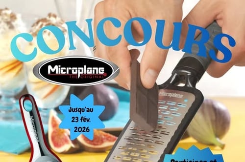 Concours Gagnez 3 râpes Microplane d'une valeur de 90$ !
