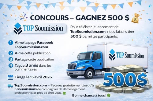 Concours Gagnez 500$!