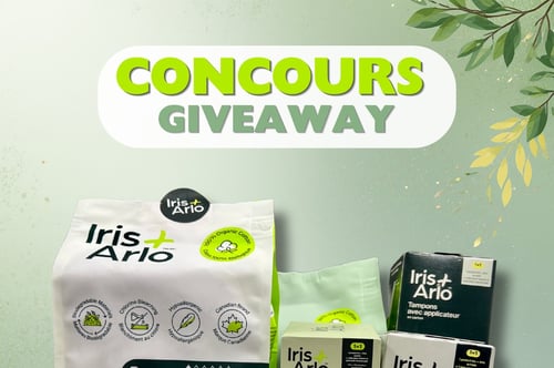 Concours Gagnez des produits de soins menstruels Iris + Arlo!