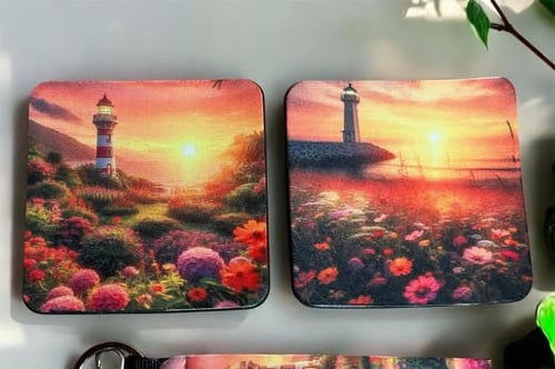 Concours Gagnez des sous-verres et porte-clefs déco pour sac!