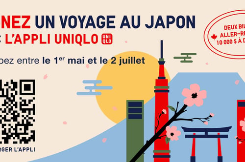 Concours Gagnez deux billets aller-retour au Japon et 10 000$!