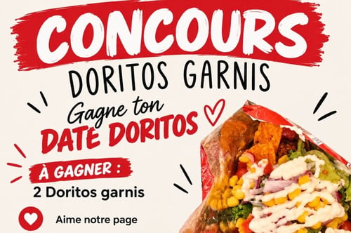 Concours Gagnez deux Doritos garnis et deux limonades maison!