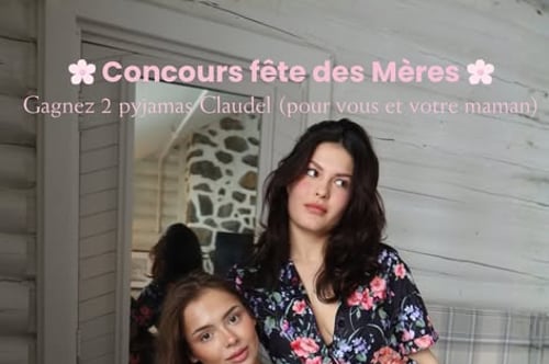 Concours Gagnez deux pyjamas Claudel!